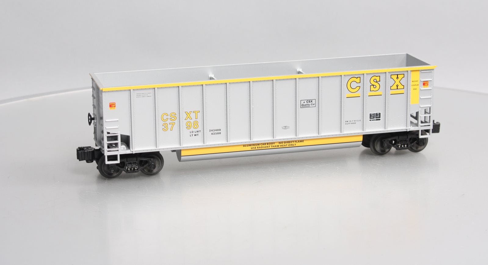Lionel 6-17427 O Gauge CSX Bathtub Gondola #379884 LN/Box