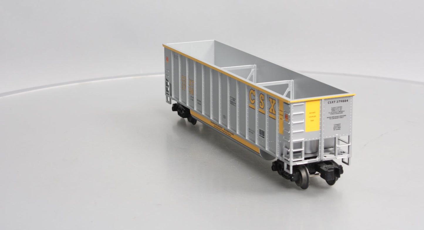 Lionel 6-17427 O Gauge CSX Bathtub Gondola #379884 LN/Box