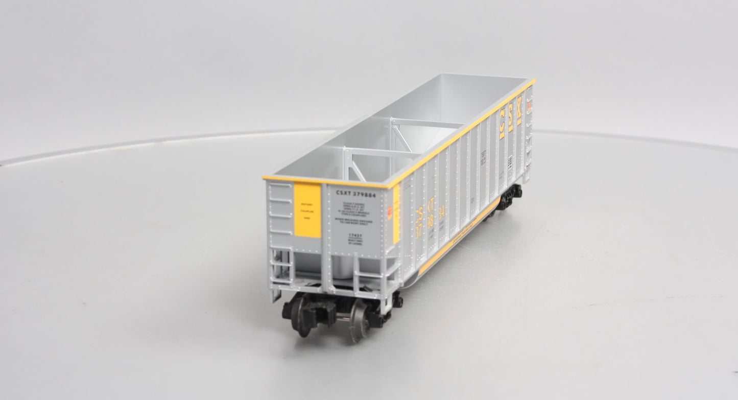 Lionel 6-17427 O Gauge CSX Bathtub Gondola #379884 LN/Box