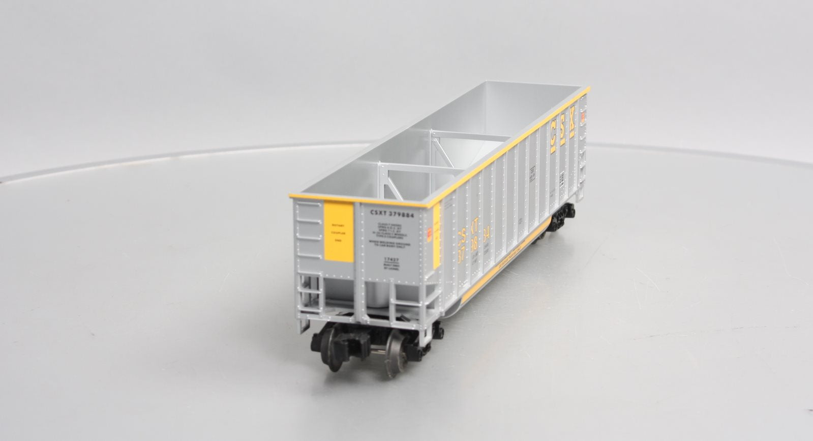 Lionel 6-17427 O Gauge CSX Bathtub Gondola #379884 LN/Box