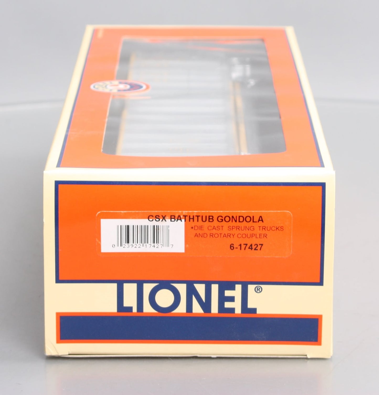 Lionel 6-17427 O Gauge CSX Bathtub Gondola #379884 LN/Box