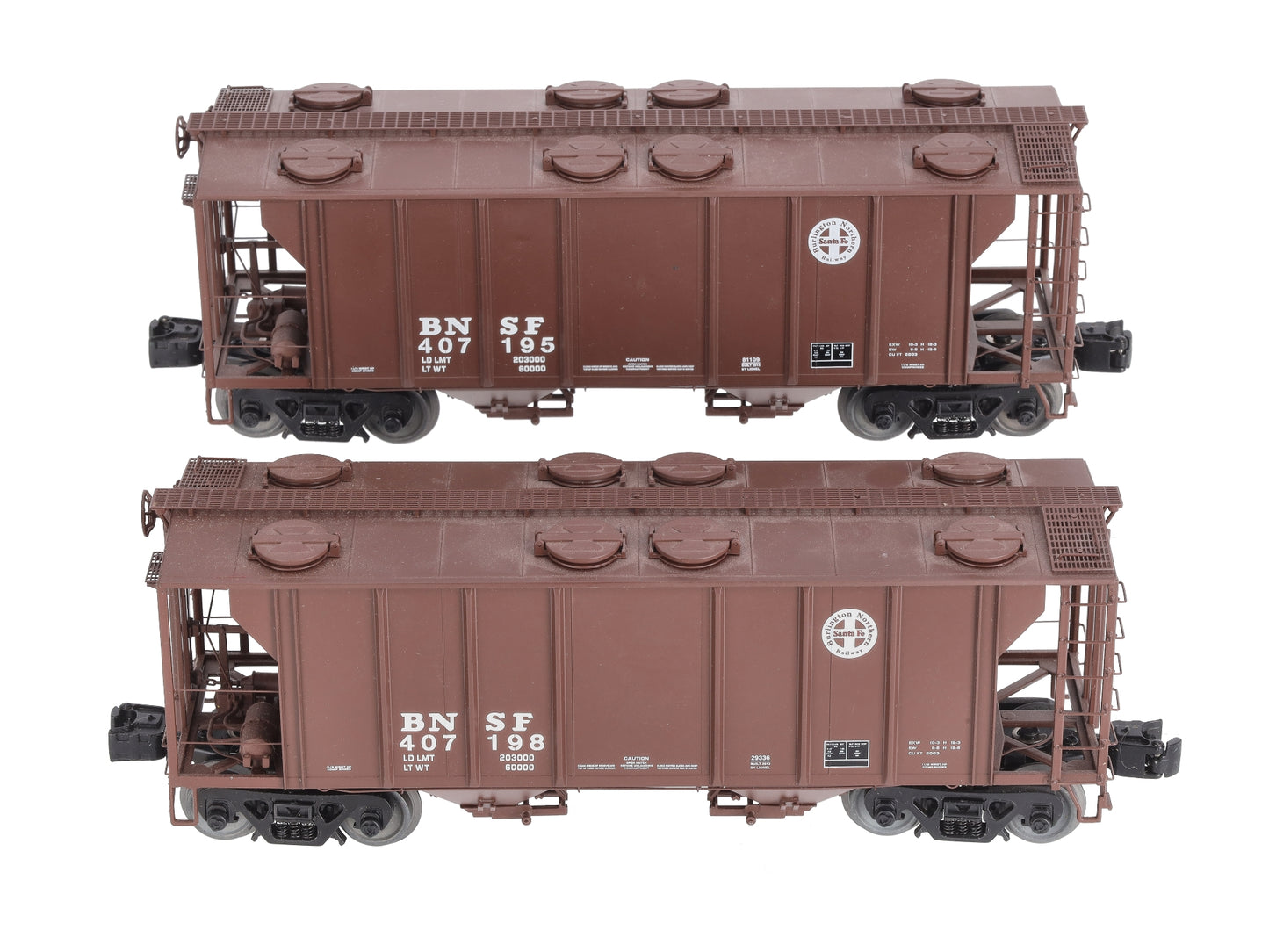 Lionel 6-27094 O BNSF PS-2 Hoppers (Set of 2)