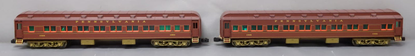 Lionel 6-85009 O Pennsylvania 18" Passenger Car Set #1524/1526 (Pack of 2)