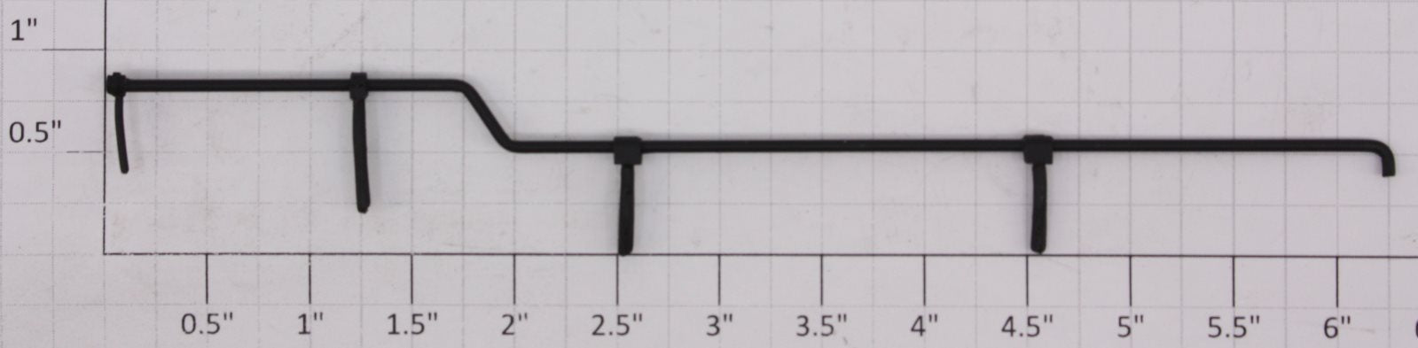 Lionel 38050-81 #779 Nickel Plate Road Left Hand Injector Pipe