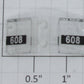 Lionel 28511-17 #608 GP-7 Front Number Board and Lens Insert