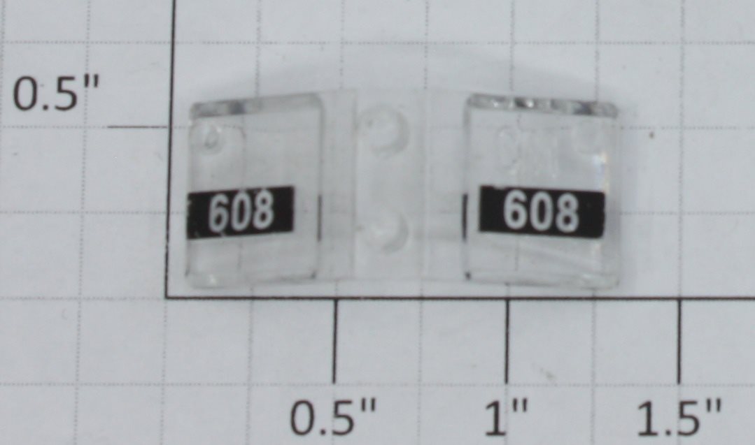 Lionel 28511-17 #608 GP-7 Front Number Board and Lens Insert