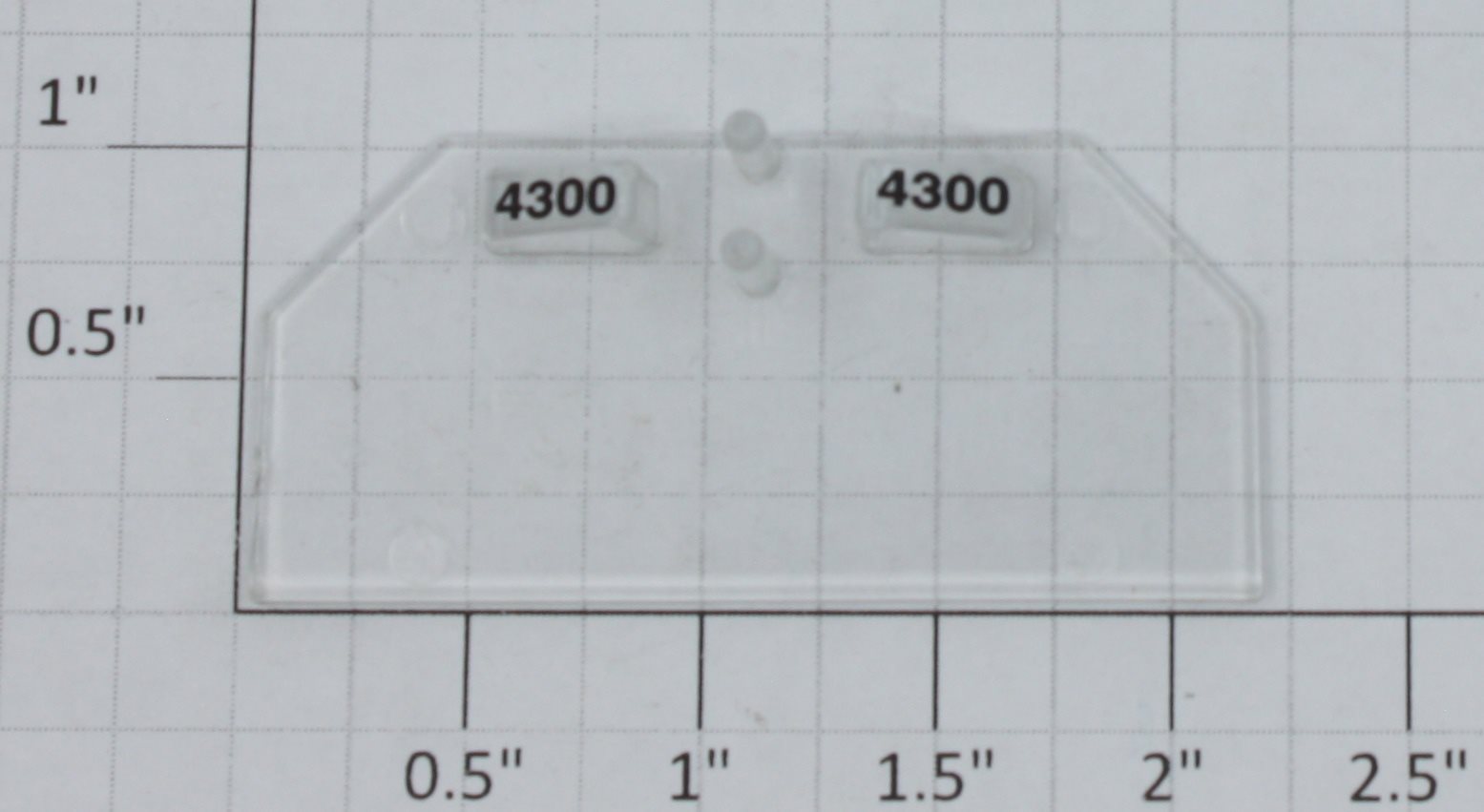 Lionel 18868-97 #4300 GP-38 Front Number Board and Lens Insert