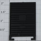 Lionel 17214-14 Black Rail Box Boxcar Door with Guides