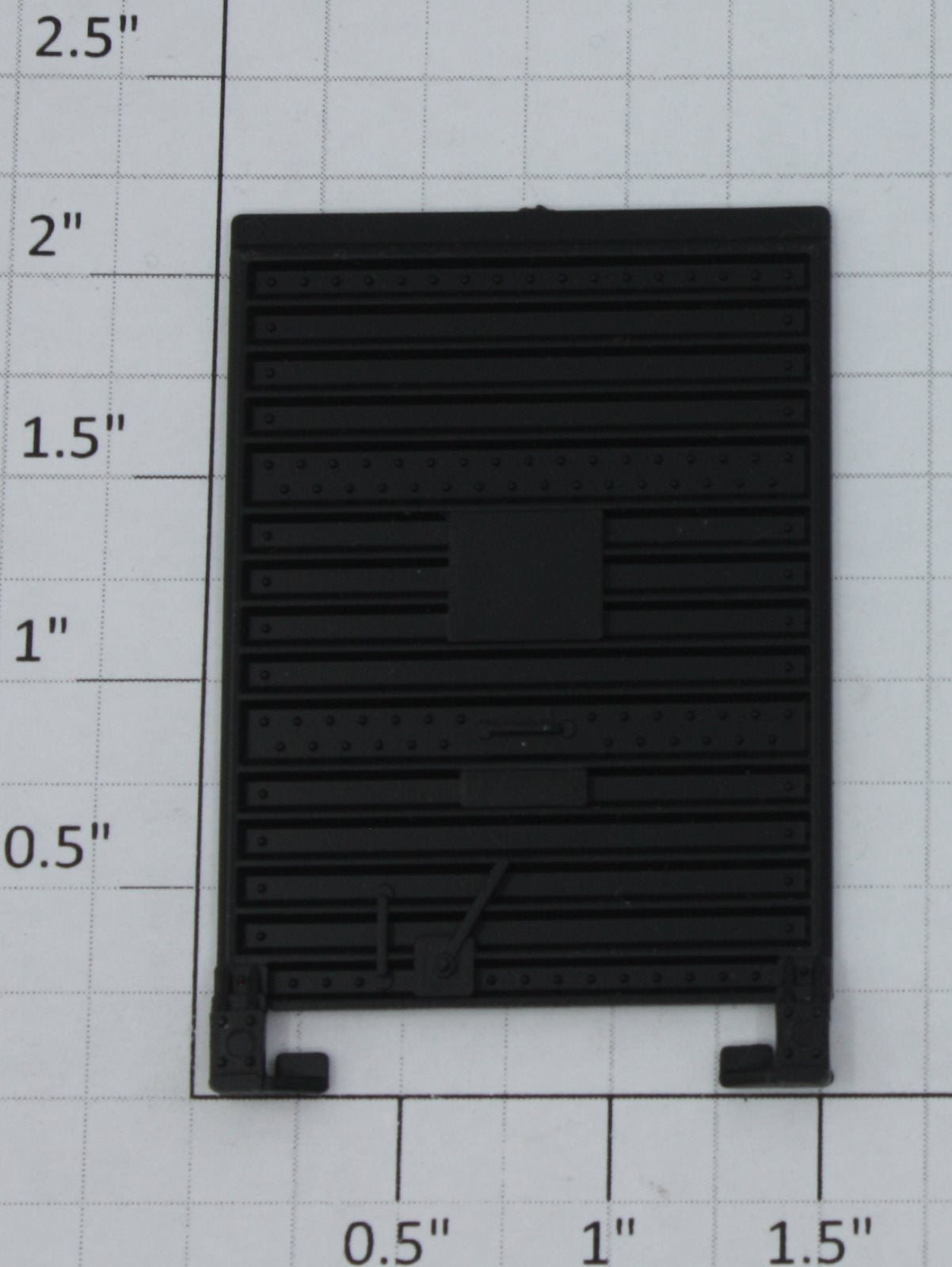 Lionel 17214-14 Black Rail Box Boxcar Door with Guides
