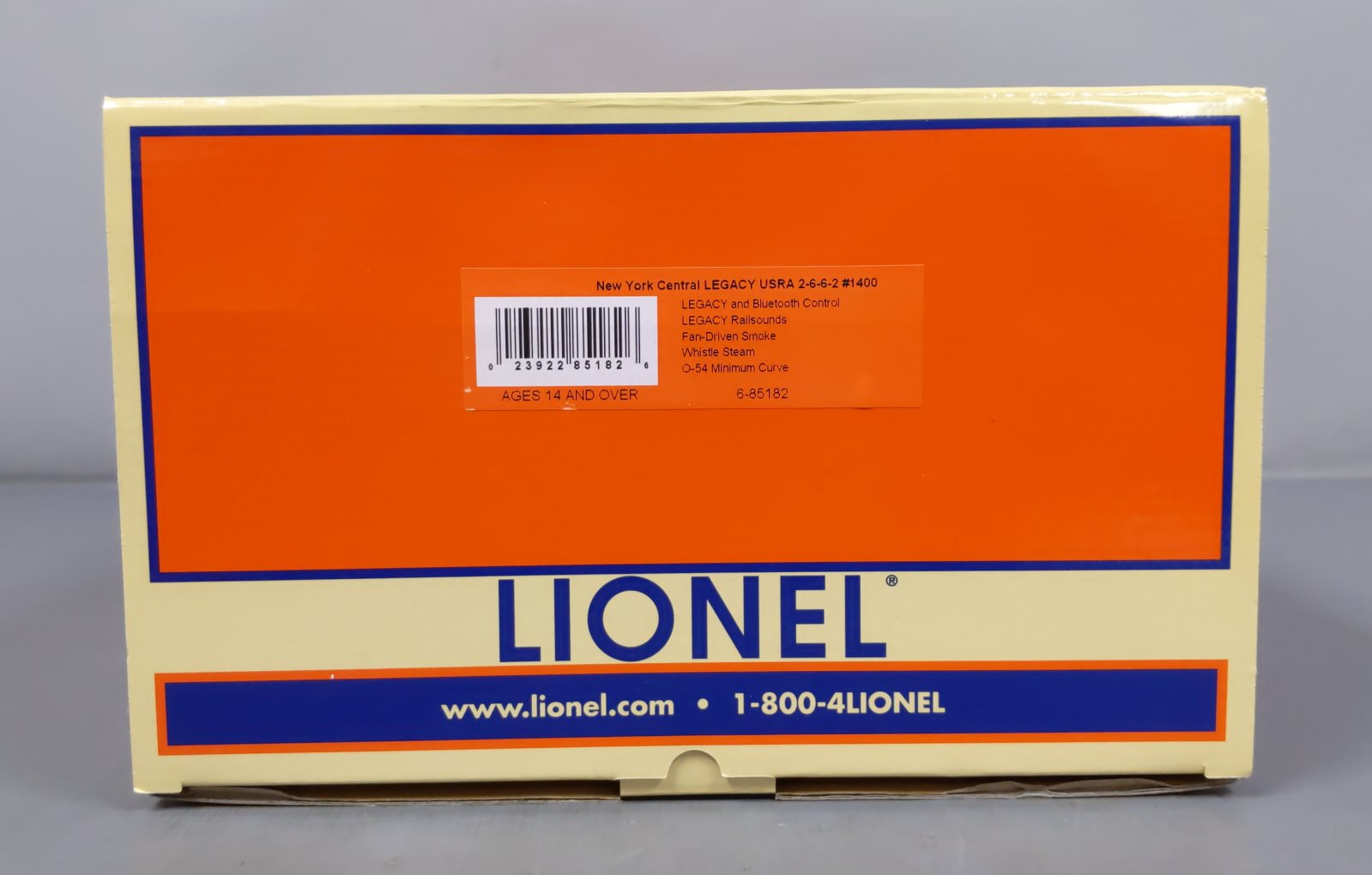 Lionel 6-85182 O NYC Legacy USRA 2-6-6-2 Steam Locomotive #1400 w/ Bluetooth