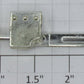 Lionel 85101-721 G Scale Left Hand Chrome Painted Plastic Crosshead Assembly