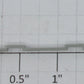 K-Line K641-01-05 Gray Plastic Strip with Hole on Each End