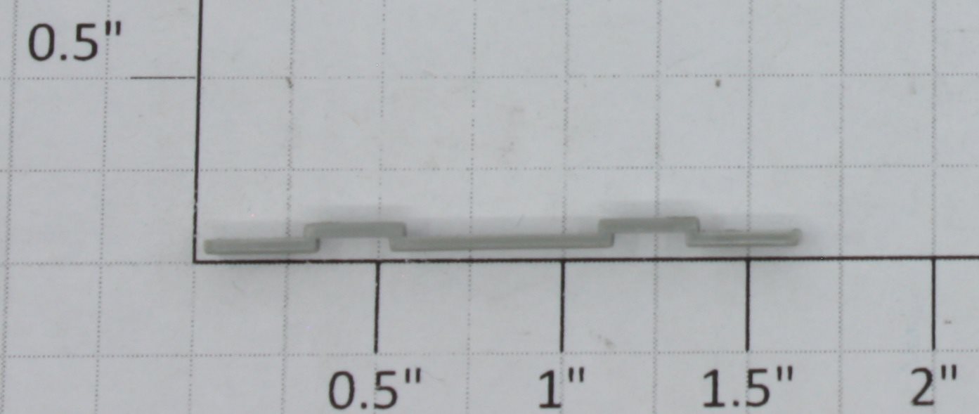 K-Line K641-01-05 Gray Plastic Strip with Hole on Each End