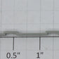 K-Line K641-01-04 Gray Plastic Strip with Hole on Each End