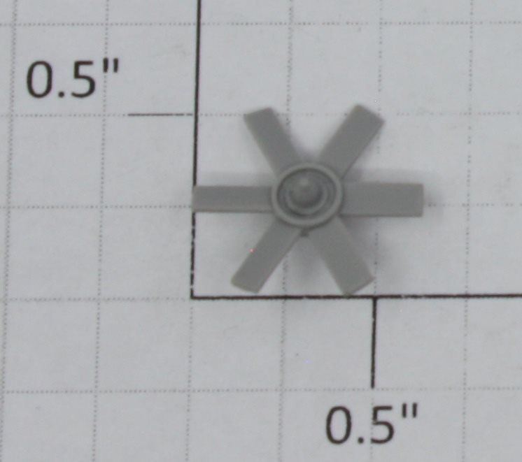K-Line K2438-X005 Gray Plastic Fan