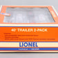 Lionel 6-84884 O Louisville & Nashville 40' Trailer (Pack of 2)