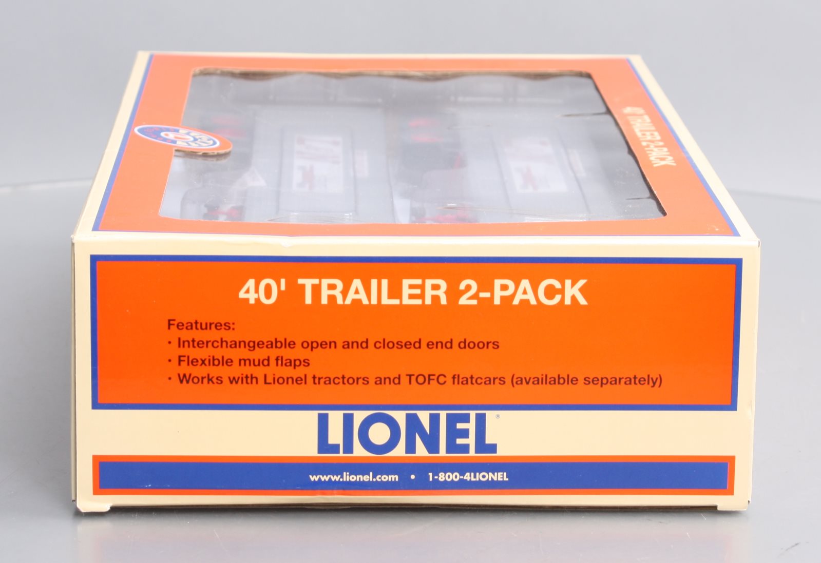 Lionel 6-84884 O Louisville & Nashville 40' Trailer (Pack of 2)