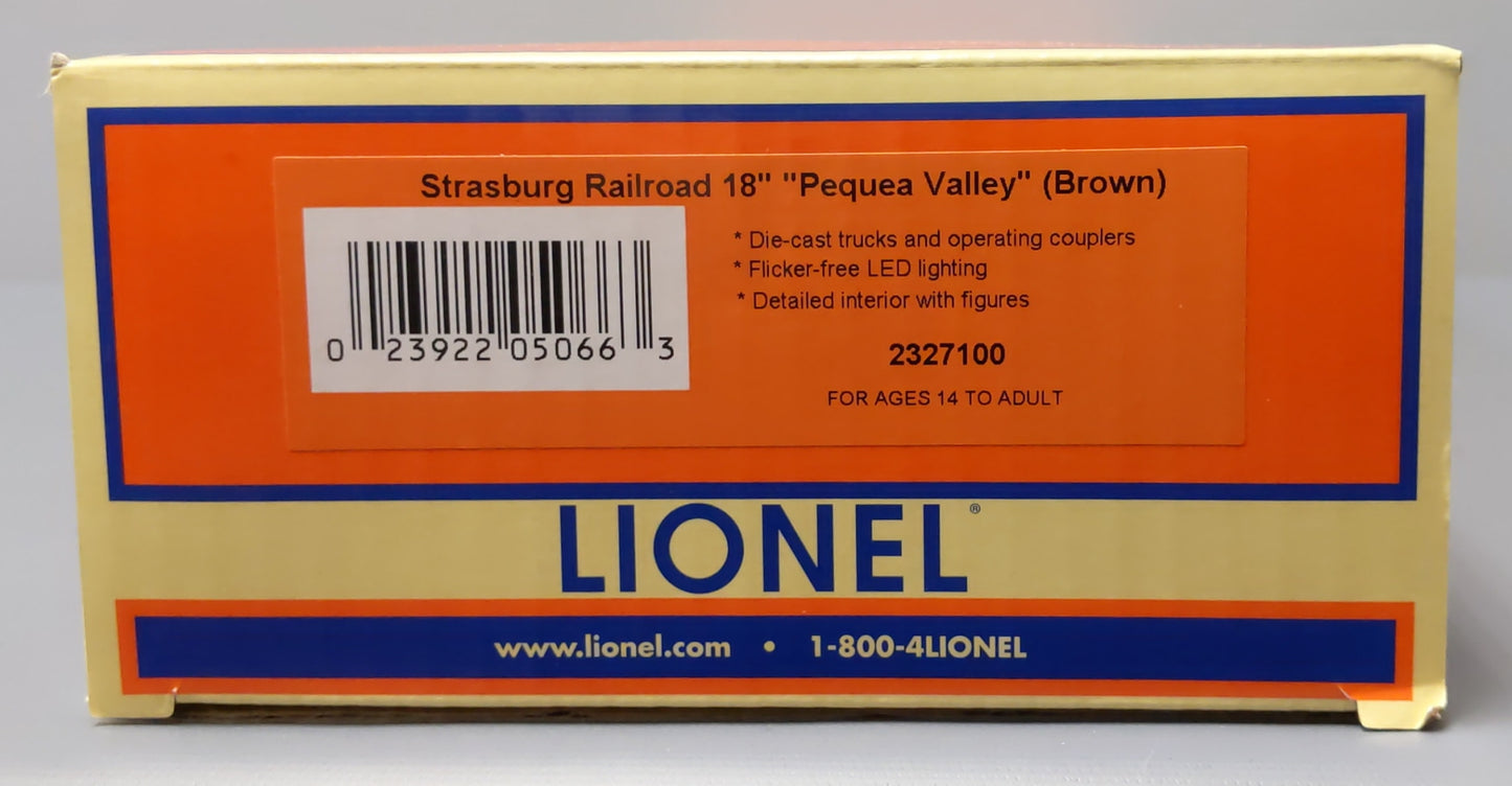 Lionel 2327100 O Strasburg Railroad 18 Pequea Valley (brown)