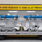 MTH 30-7666 O Gauge Auto Carrier w Two 1967 Camaros & Two 1967 Shelby Mustangs LN/Box