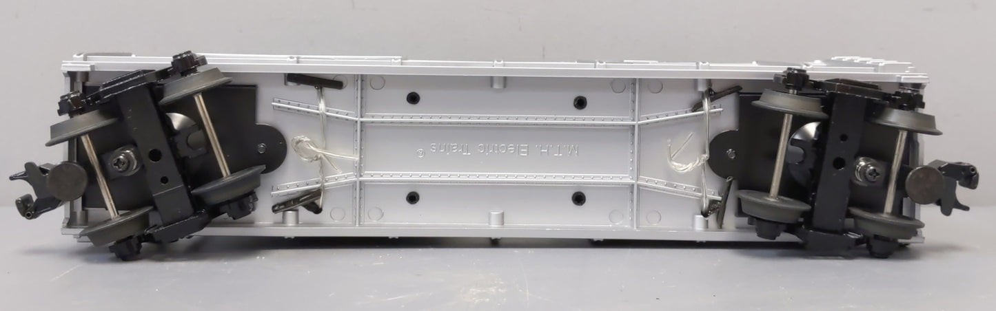 MTH 30-7666 O Gauge Auto Carrier w Two 1967 Camaros & Two 1967 Shelby Mustangs LN