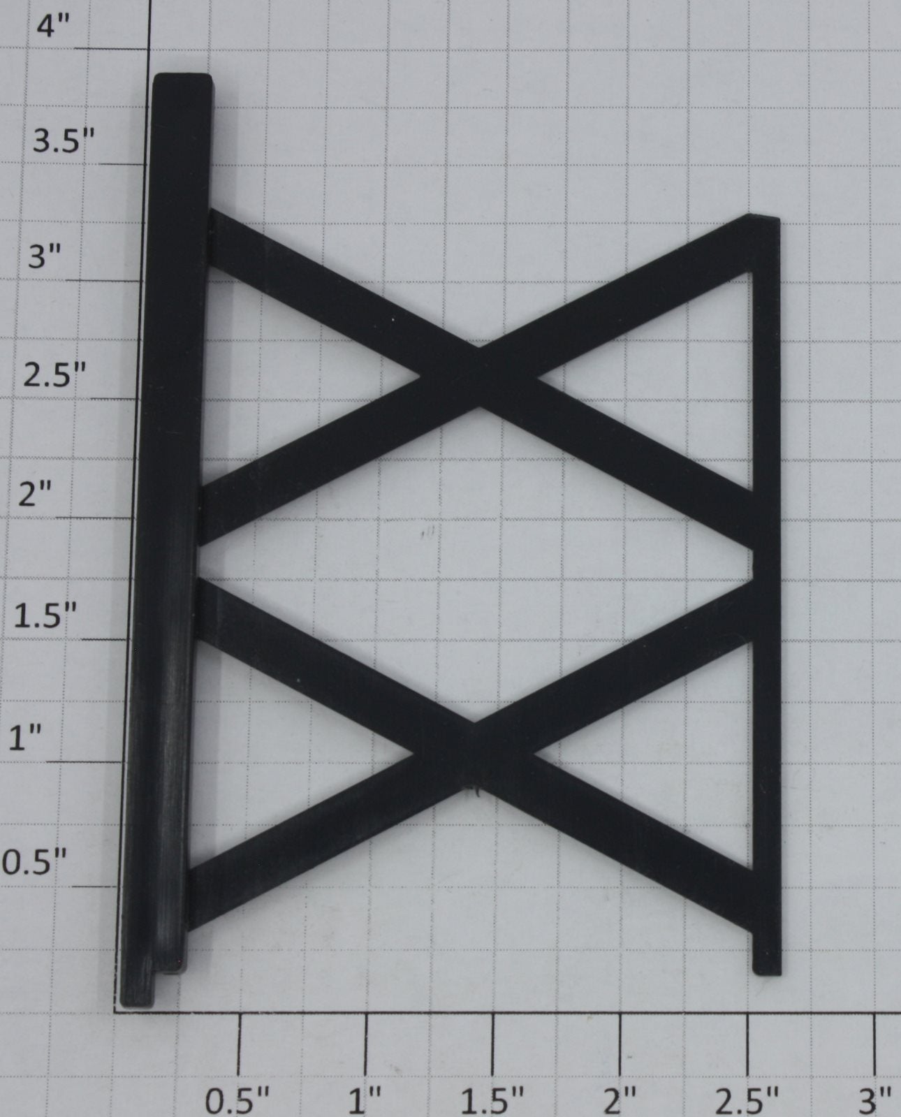 K-Line K0121-SS One Piece Black Side Structure