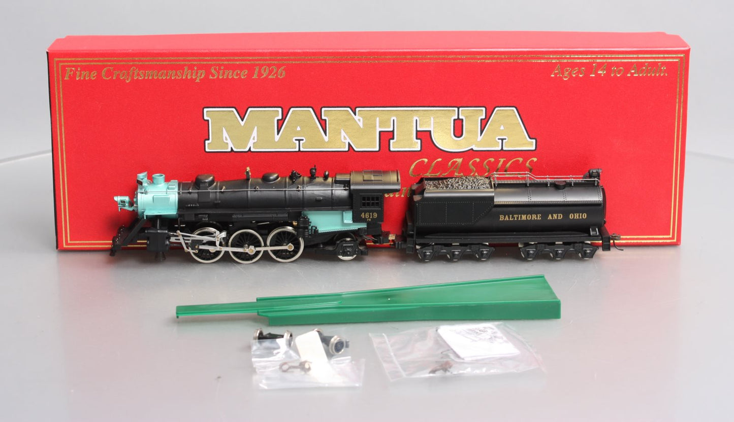 Mantua 340002 B&O 4-6-2 Pacific Steam Locomotive with Vanderbilt Tender VG/Box