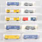 Life Like N Scale Assorted Freight Cars [10] EX