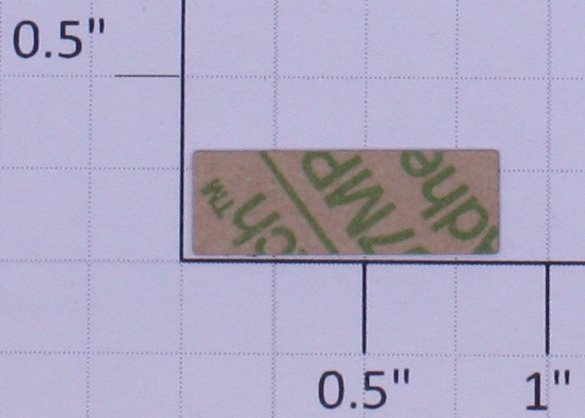 Lionel 19150-10 #2503 C&O Aluminum Passenger Car Number Board w Adhesive