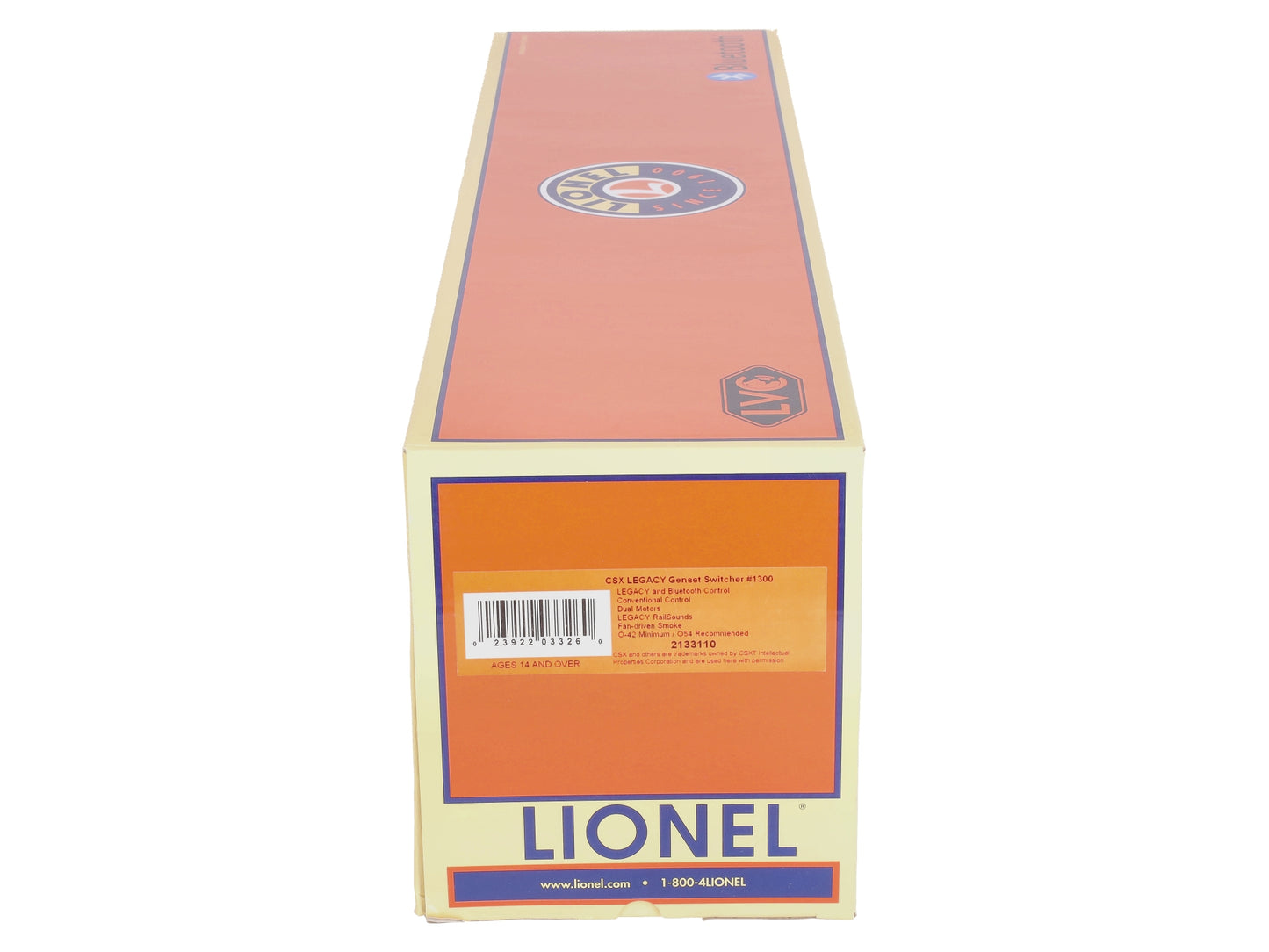Lionel 2133110 O Gauge CSX Legacy Geneset Switcher Diesel #1300 w/ Bluetooth LN/Box