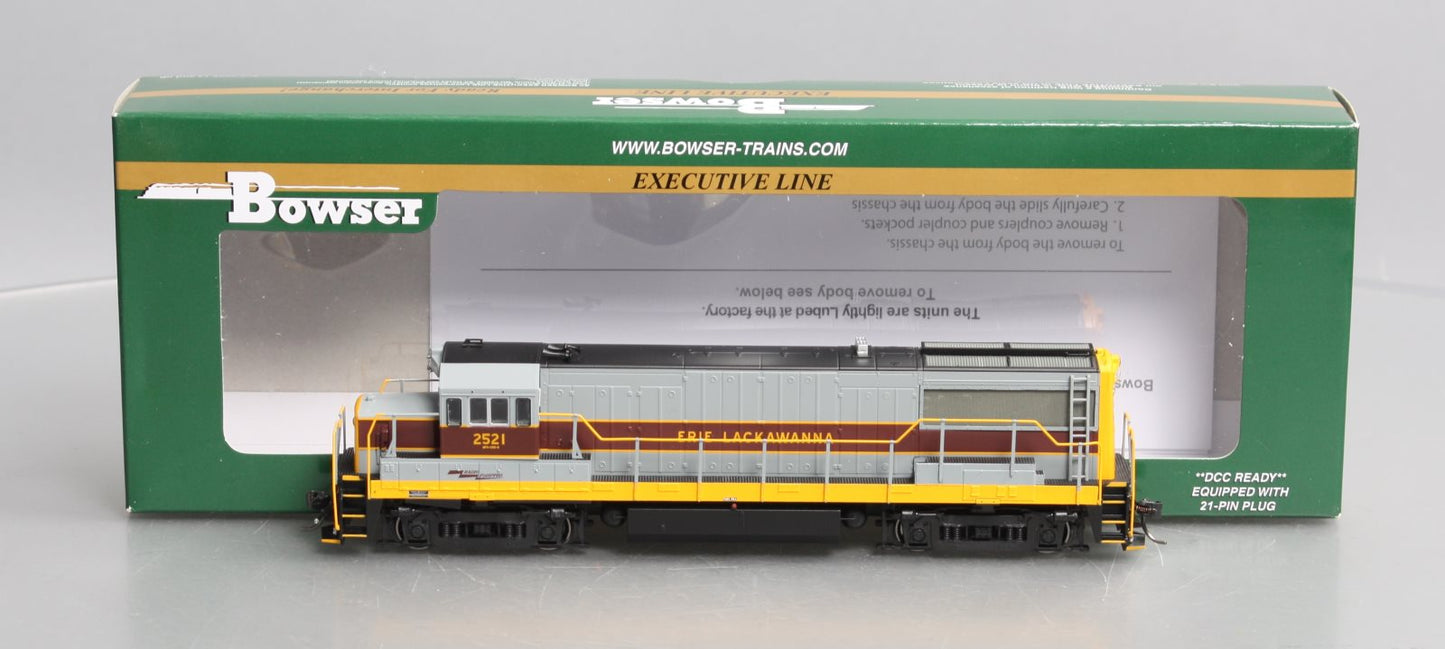 Bowser 24517 HO Erie Lackawanna U-25B Phase IV Diesel Locomotive #2521