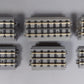 MTH O Gauge 5 1/2" & 4 1/4" Solid Rail Straight Track Sections [15] EX