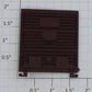 Lionel 7710-12 Tuscan 5-Panel Boxcar Door with Door Guides