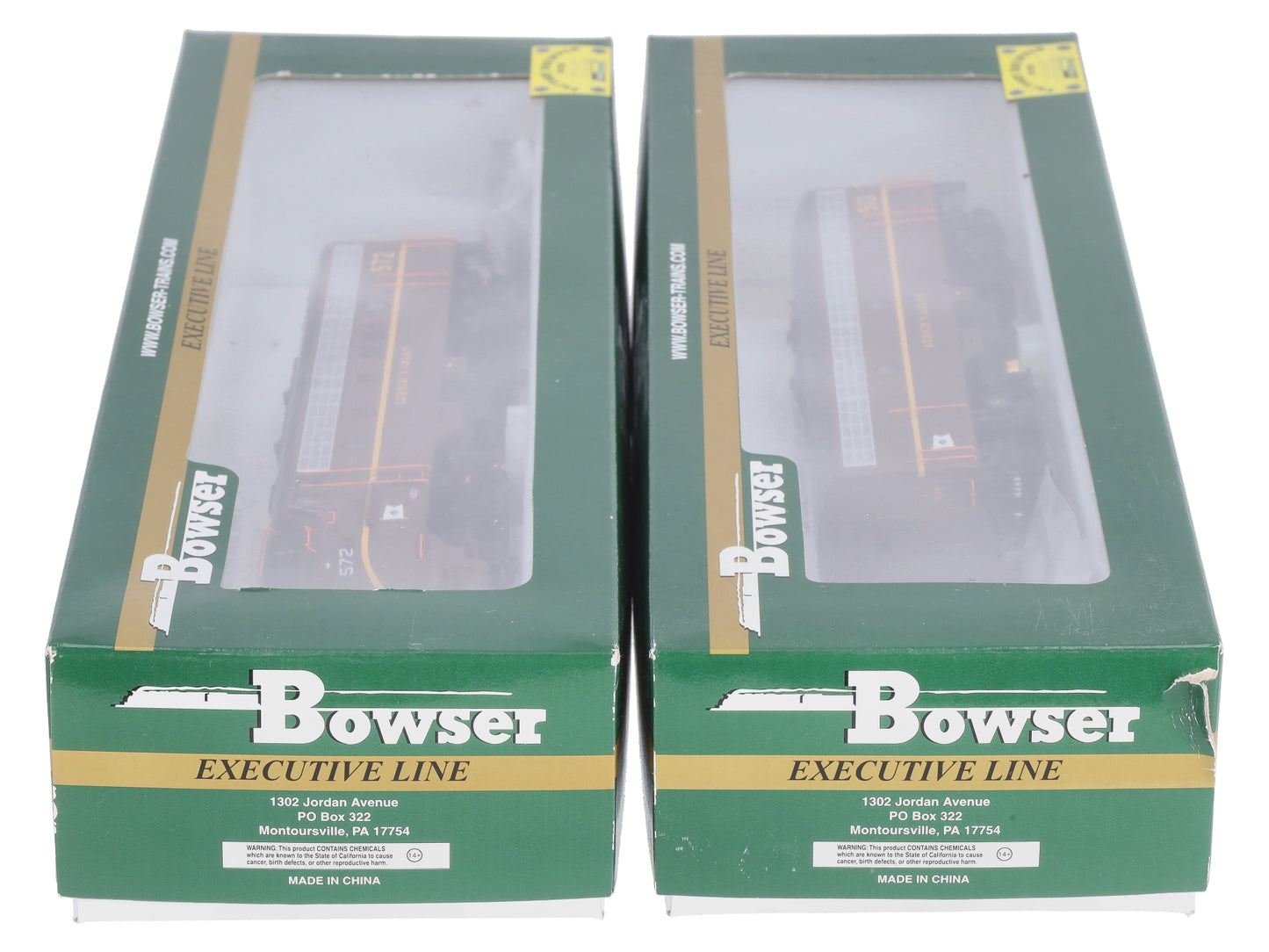 Bowser 24063 HO LV EMD F7A/B Diesel Locomotive with LokSound & DCC #572/513
