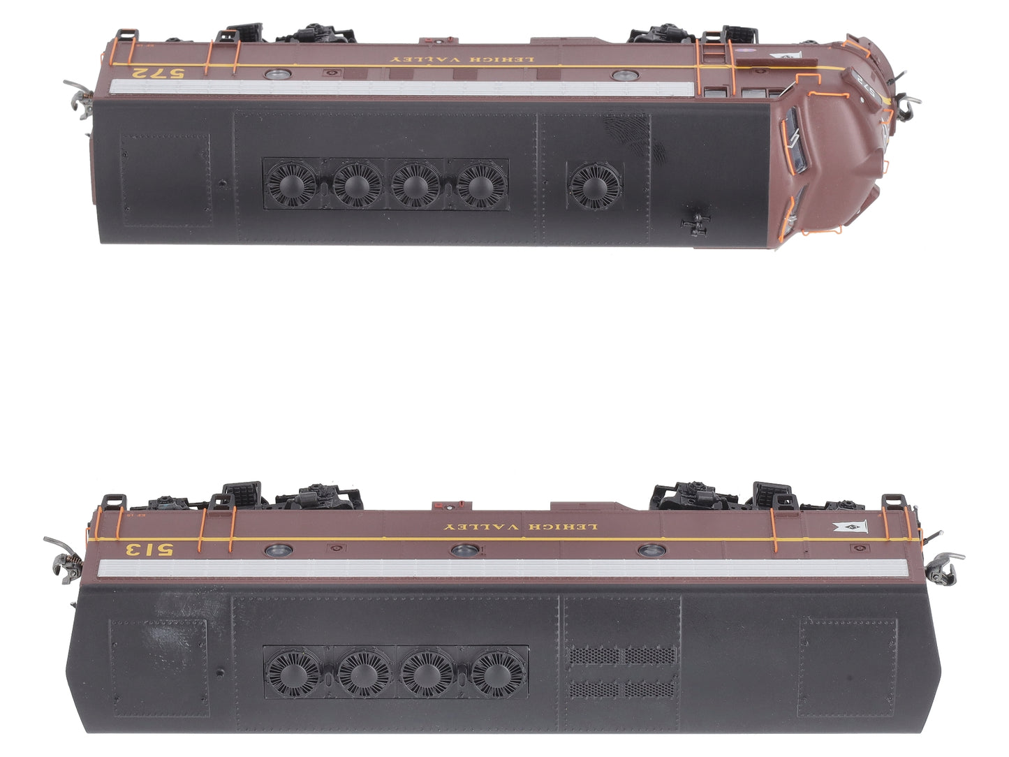 Bowser 24063 HO LV EMD F7A/B Diesel Locomotive with LokSound & DCC #572/513