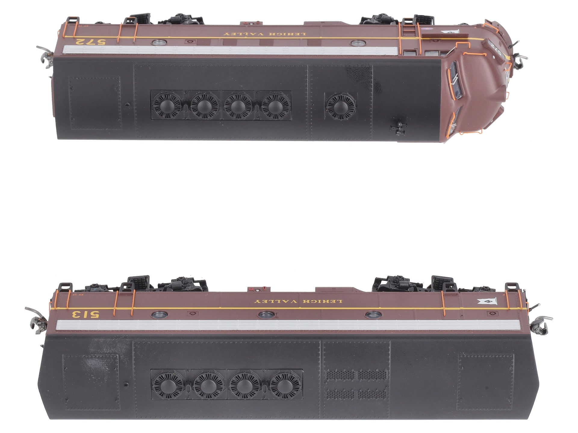 Bowser 24063 HO LV EMD F7A/B Diesel Locomotive with LokSound & DCC #572/513
