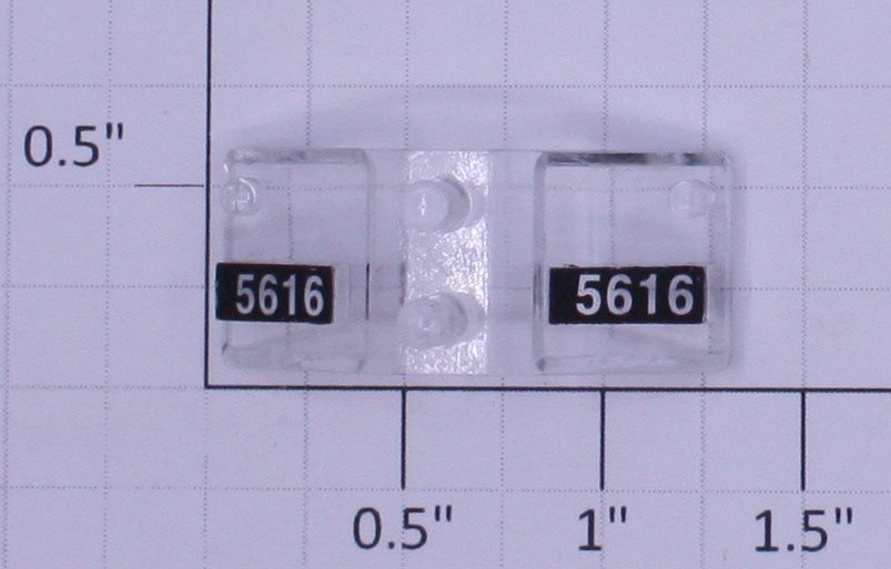 Lionel 18879-17 #5616 GP-9 Front Number Board and Lens Insert