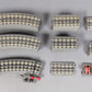 MTH O Gauge Assorted Track Sections: 40-1042, 40-1024, 40-1018, 40-1016 [31] VG