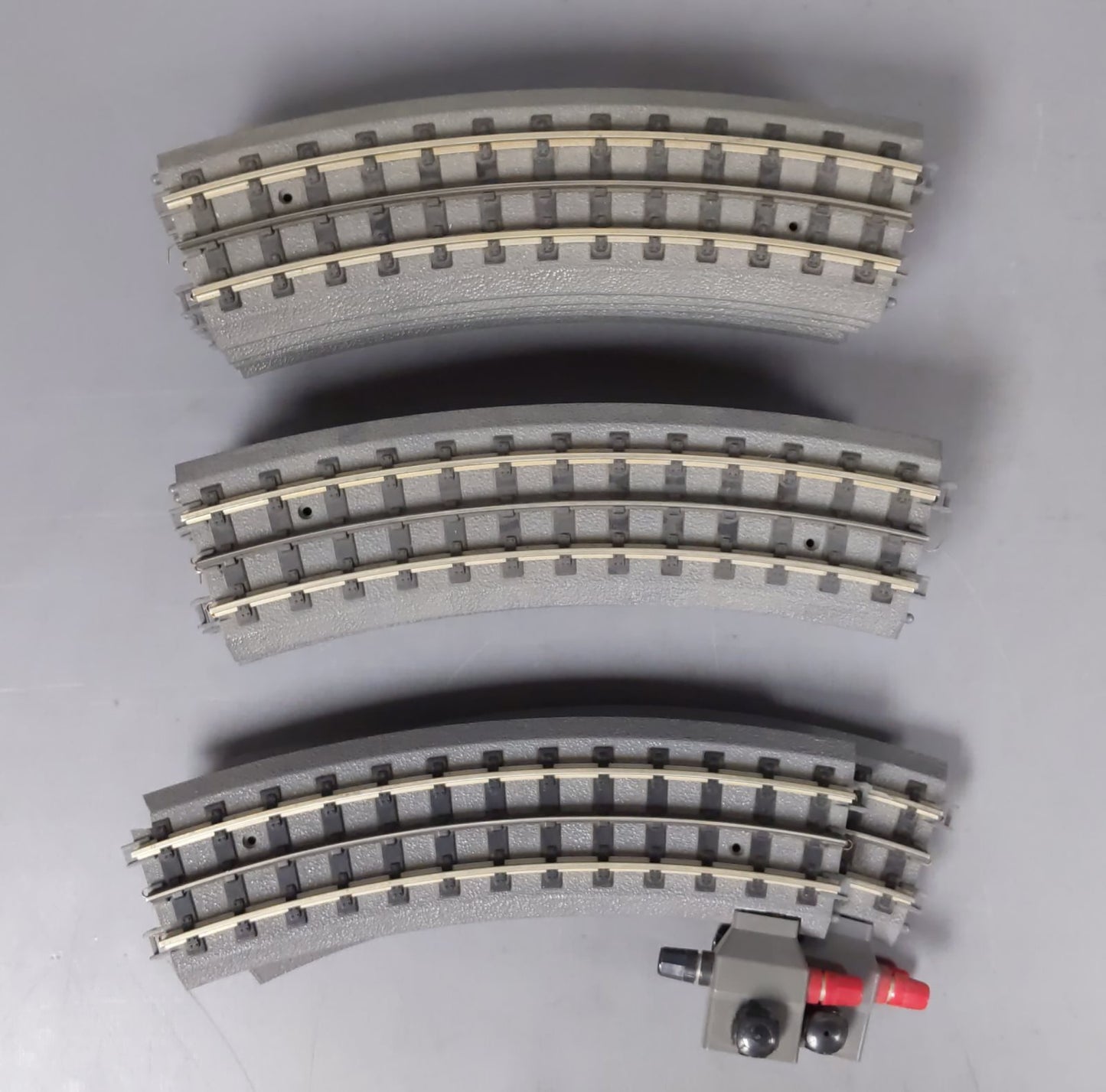 MTH O Gauge Assorted Track Sections: 40-1042, 40-1024, 40-1018, 40-1016 [31] VG
