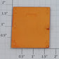 Lionel 12170-17 Orange and Red Southern Pacific Boxcar Door w Silver Stripe