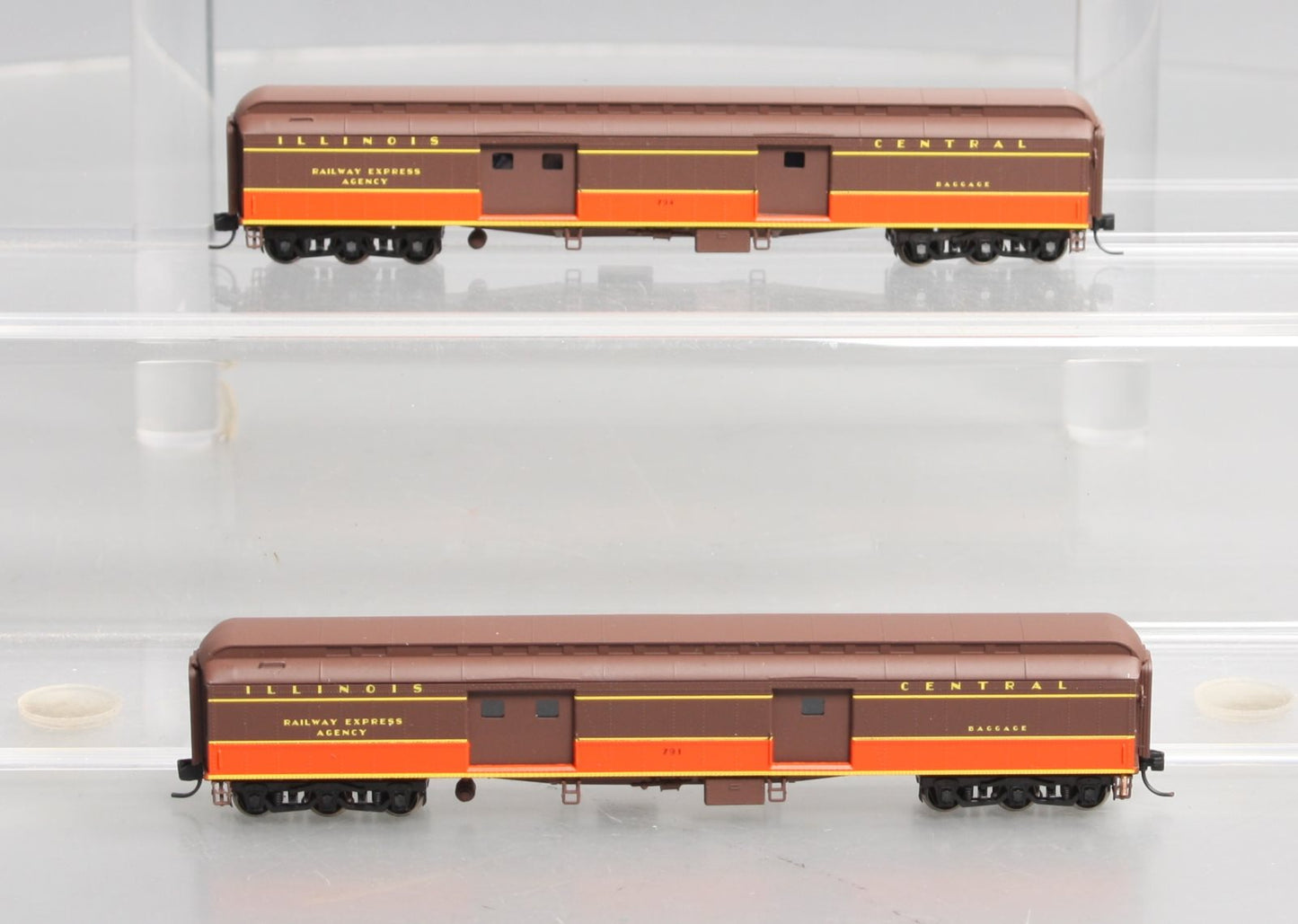 Wheels of Time 296TS N IC 70' Heavyweight Baggage-Express Passenger Car #791,794