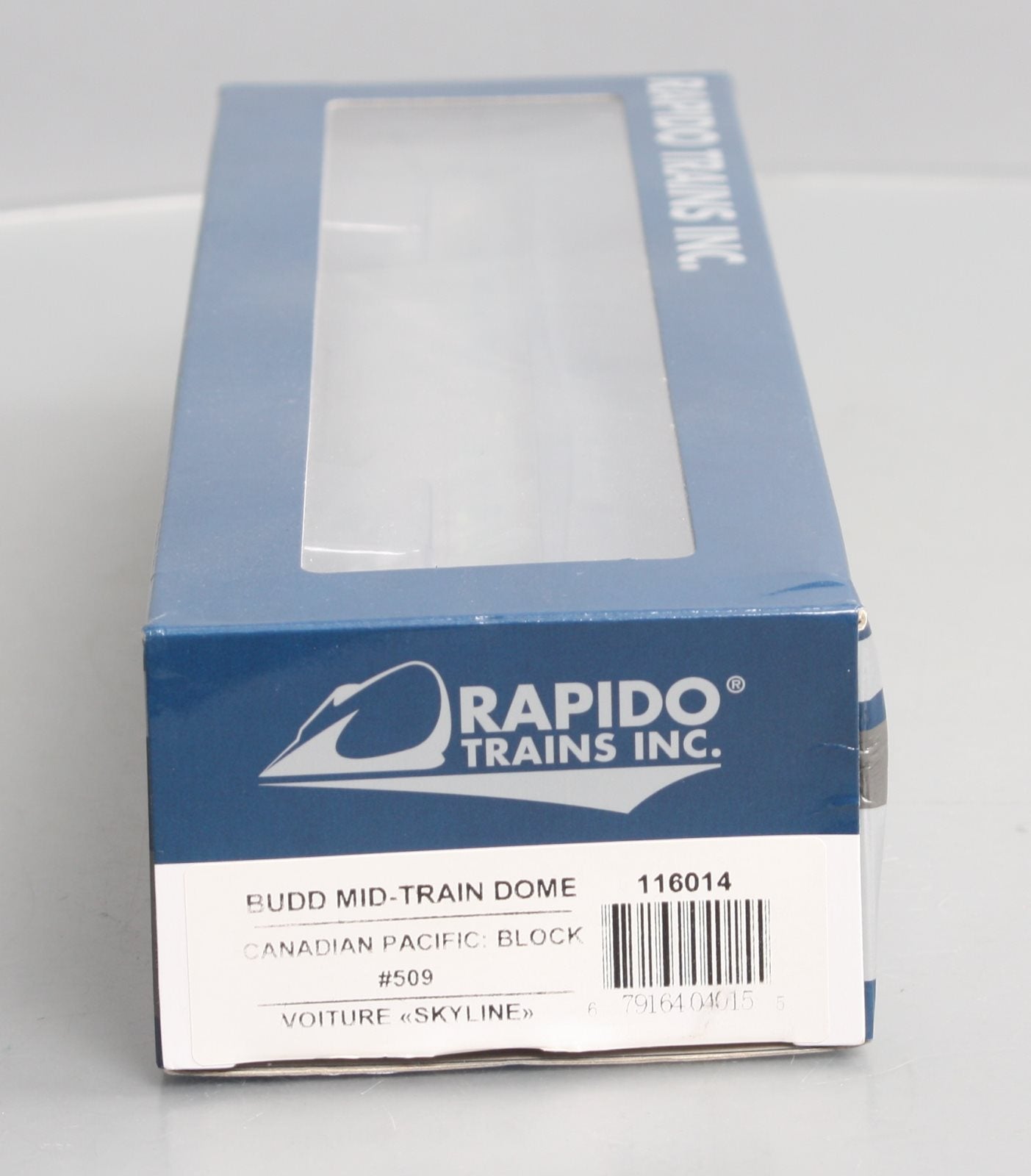 Rapido Trains 116014 HO Canadian Pacific Budd Mid-Train Dome #509