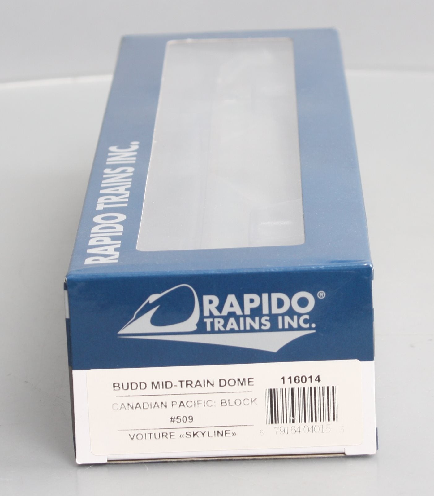 Rapido Trains 116014 HO Canadian Pacific Budd Mid-Train Dome #509