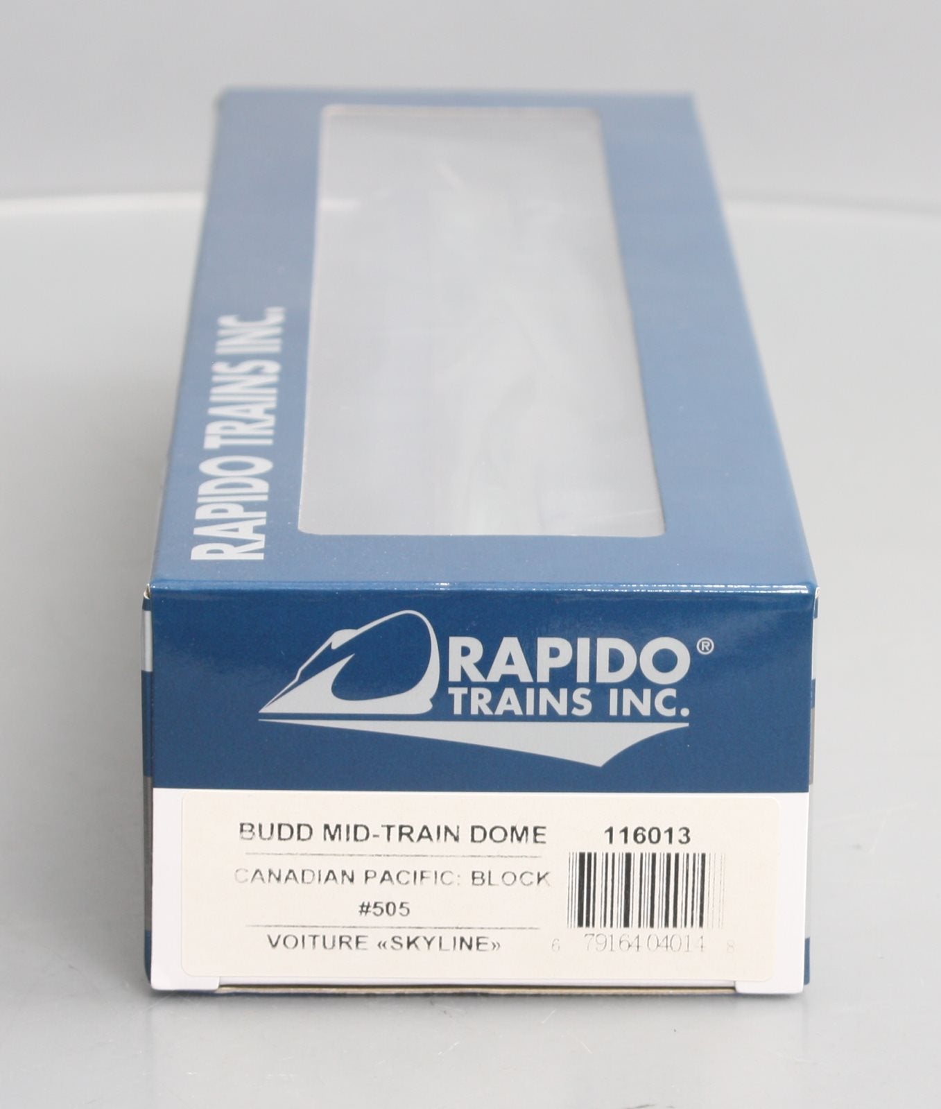 Rapido Trains 116013 HO Canadian Pacific Budd Mid-Train Dome #505