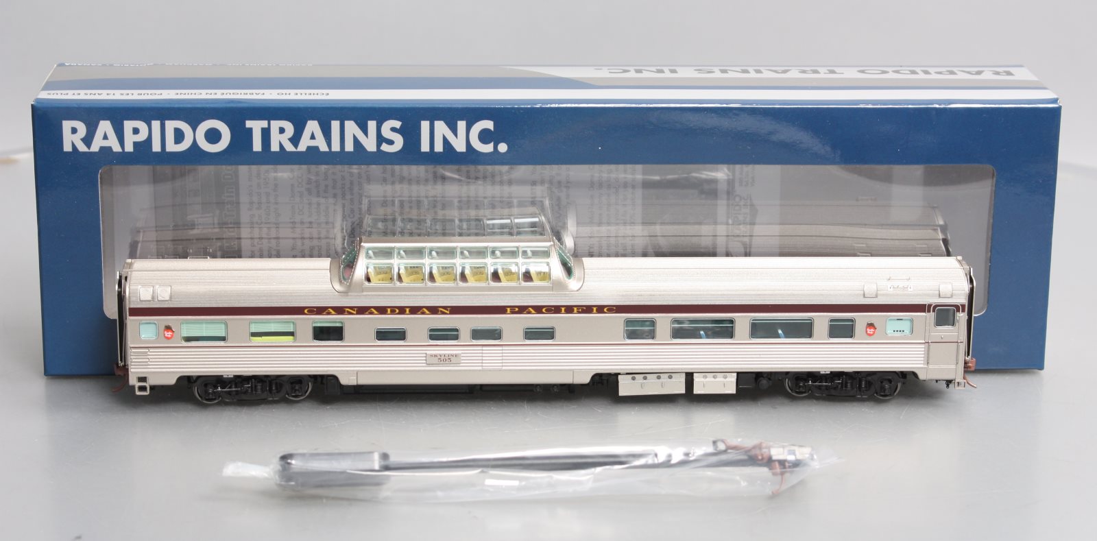 Rapido Trains 116013 HO Canadian Pacific Budd Mid-Train Dome #505