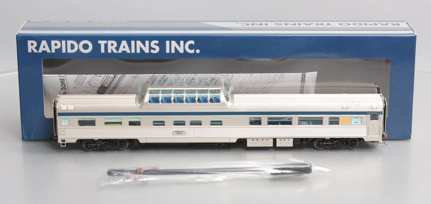 Rapido Trains 116033 HO Via Rail Canada Budd Mid-Train Dome #501