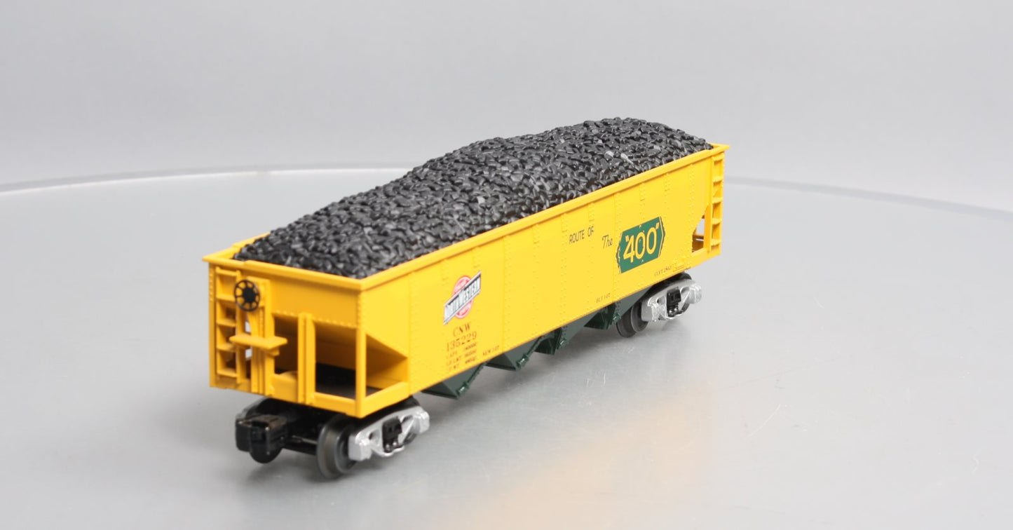 MTH 30-75683 O Chicago North Western RailKing 4-Bay Hopper Car #135229