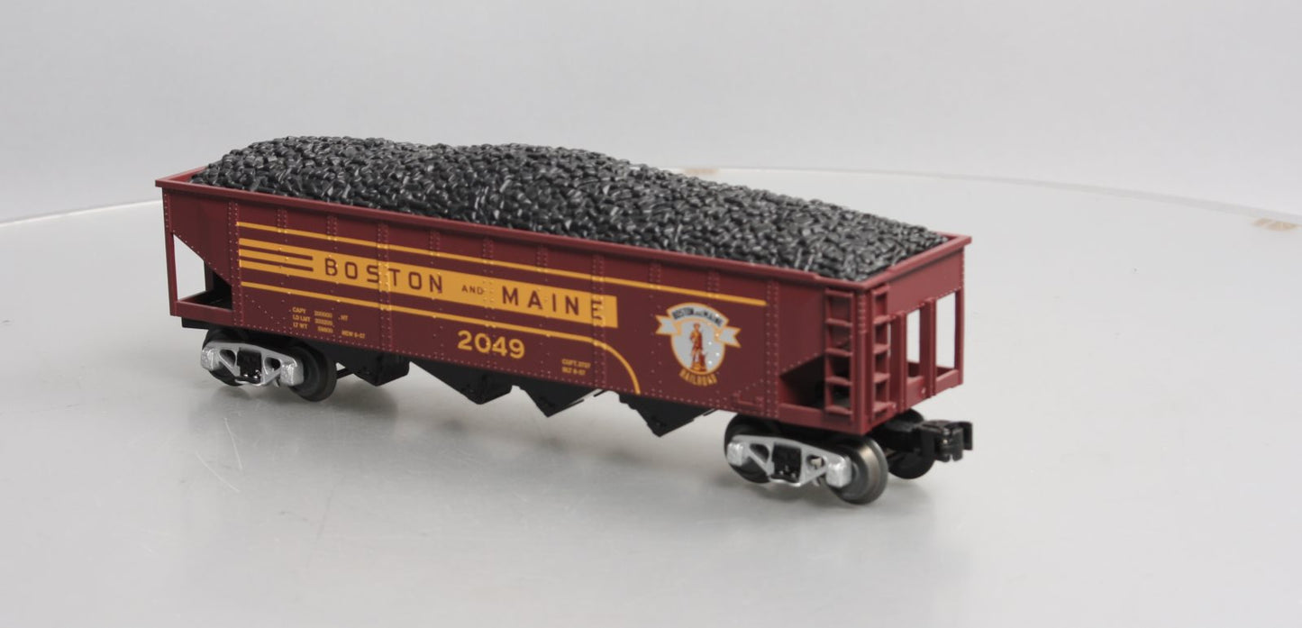 MTH 30-75685 O Boston & Maine 4-Bay Hopper #2049 LN/Box