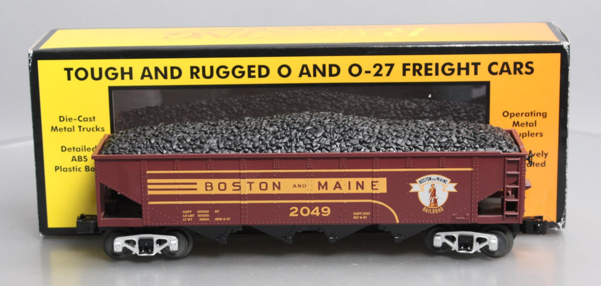 MTH 30-75685 O Boston & Maine 4-Bay Hopper #2049 LN/Box