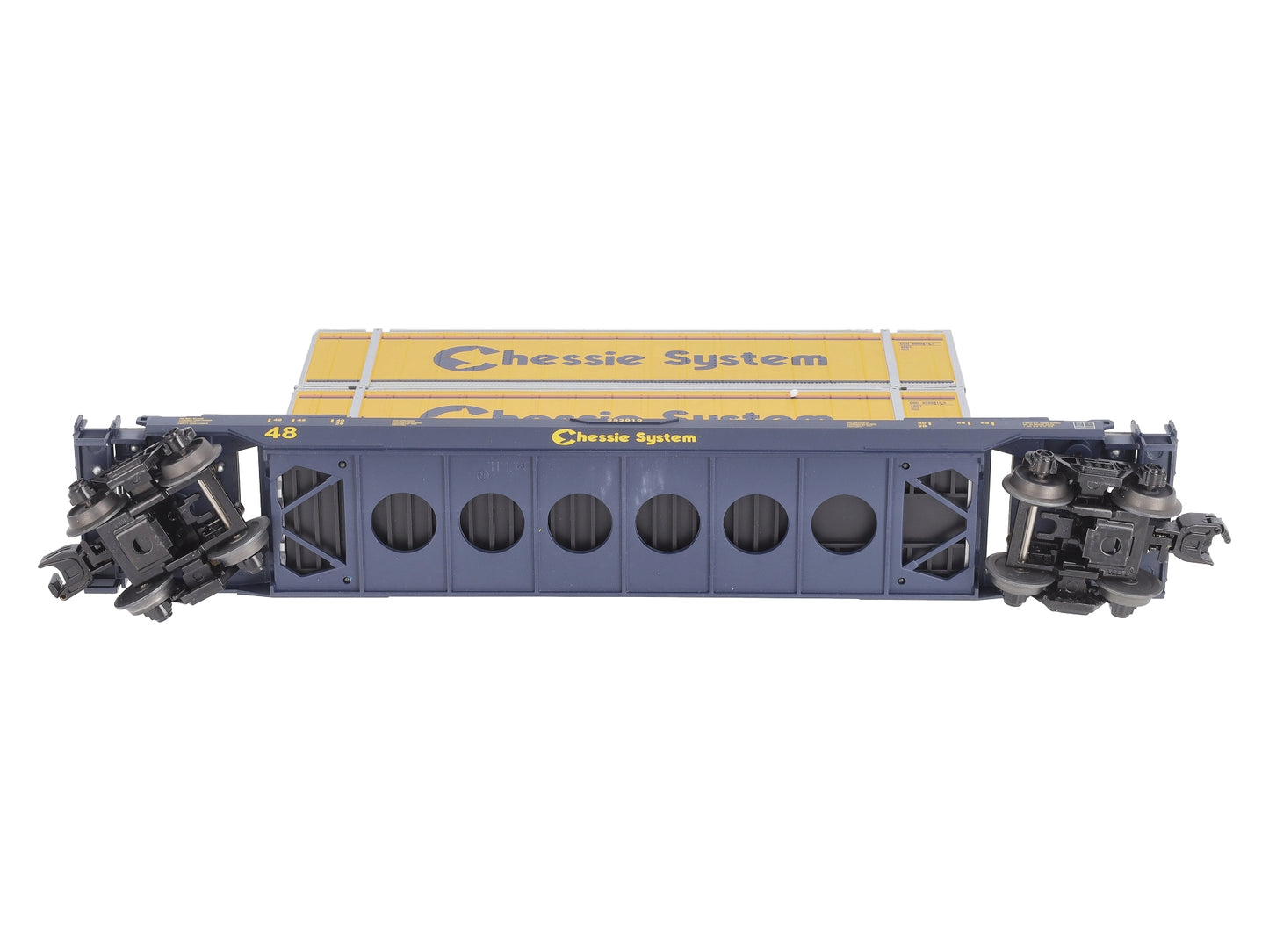 MTH 30-76394 O Gauge Chessie Husky Stack Car #252010