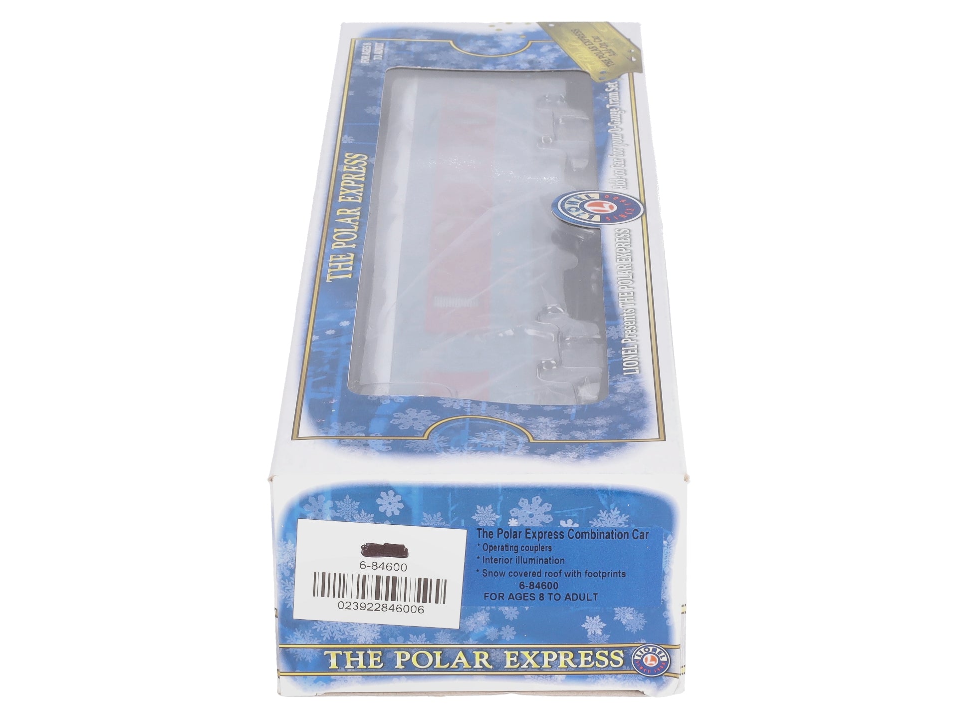 Lionel 6-84600 O The Polar Express Lighted Combination Car w/ Snow Roof